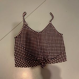 me to we knotted gingham tank top perfect for summer